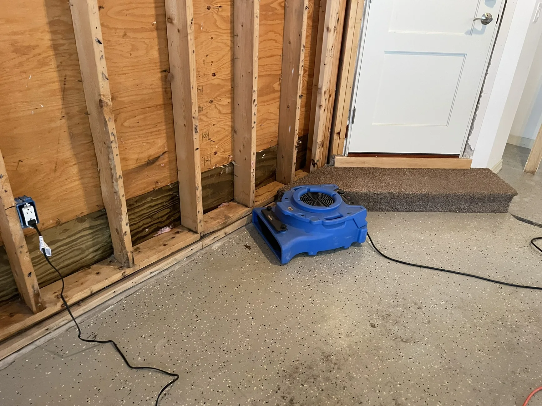 N.H. Cleaning and Restoration jobsite cleanup photo